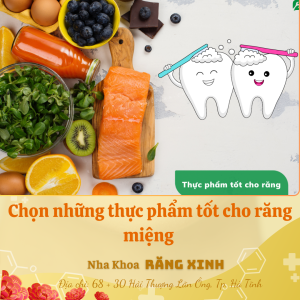 Chọn những thực phẩm tốt cho răng miệng