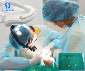 Nha khoa Răng Xinh áp dụng quy trình nhổ răng khôn bài bản,đảm bảo an toàn, không đau và hồi phục nhanh.