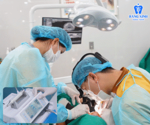 Nhổ răng khôn an toàn, êm ái và không đau băng công nghệ sóng siêu âm Piezotome tại nha khoa Răng Xinh.